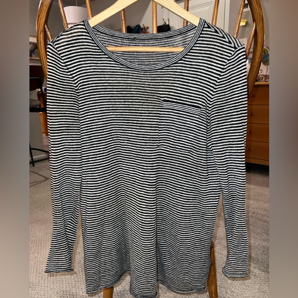 Organic Linen Long Sleeve Top